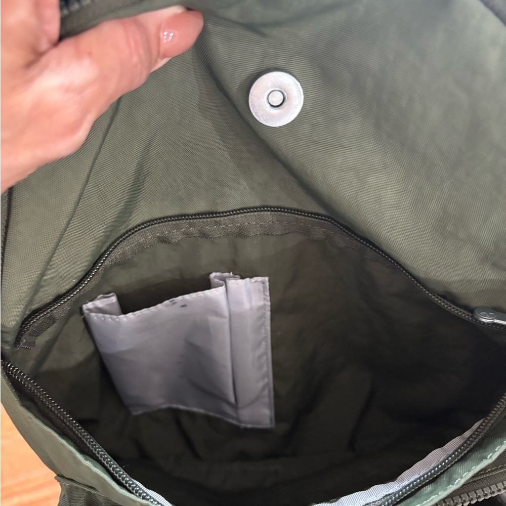 Kipling Green Backpack Canvas Everyday - image 4